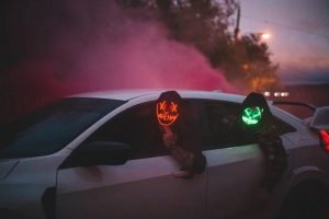 Read more about the article Halloween on Wheels: 19 Custom Car Charms & Stickers 