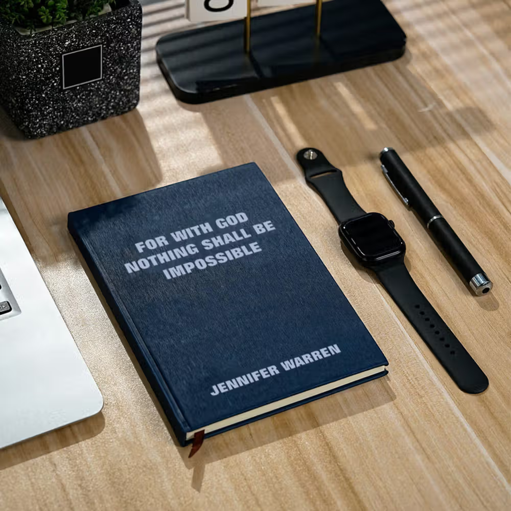 personalized a5 notebook