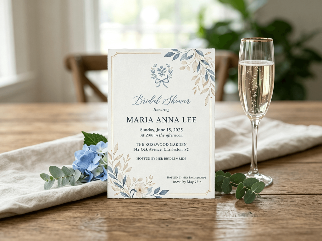 bridal shower invitation